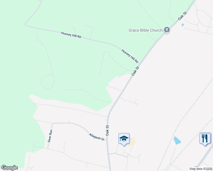 map of restaurants, bars, coffee shops, grocery stores, and more near 32 Madeline Drive in Oakland