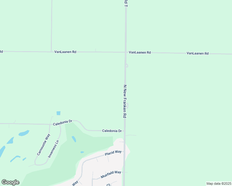 map of restaurants, bars, coffee shops, grocery stores, and more near 3167 North County Road T in New Franken