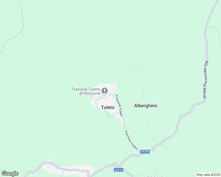 map of restaurants, bars, coffee shops, grocery stores, and more near 6 Frazione Toleto in Toleto