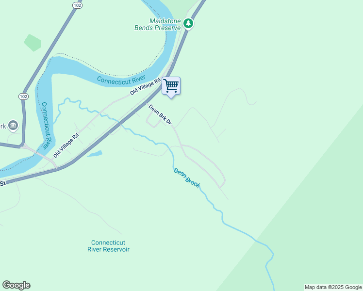 map of restaurants, bars, coffee shops, grocery stores, and more near 48 Dean Brook Drive in Northumberland