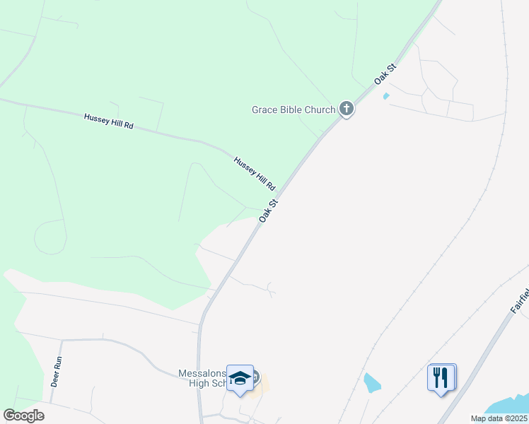 map of restaurants, bars, coffee shops, grocery stores, and more near 32 Madeline Drive in Oakland