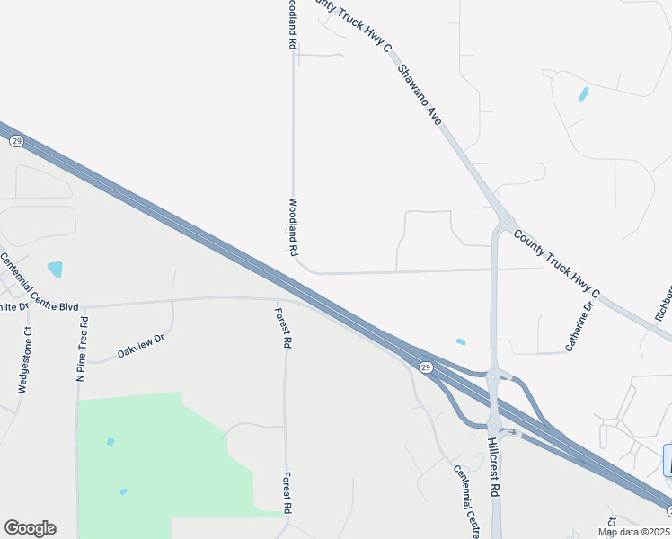 map of restaurants, bars, coffee shops, grocery stores, and more near 4118 Woodland Road in Howard