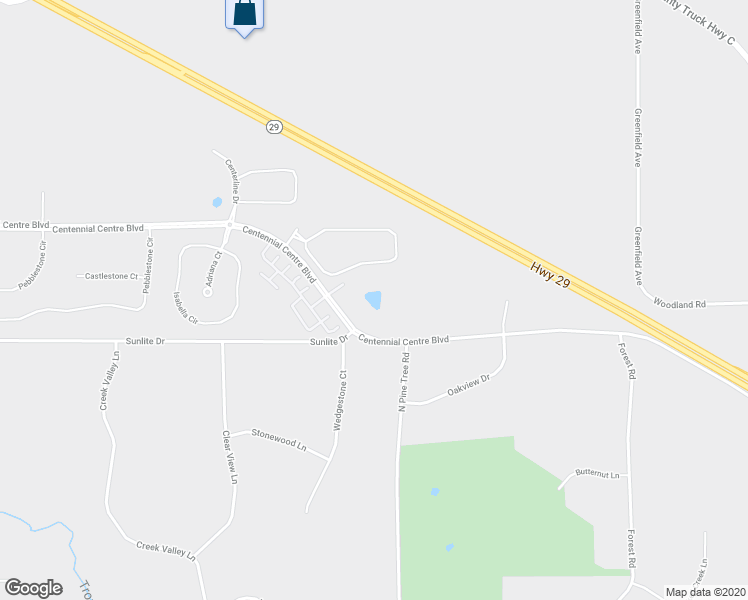 map of restaurants, bars, coffee shops, grocery stores, and more near 838 Centennial Centre Boulevard in Hobart