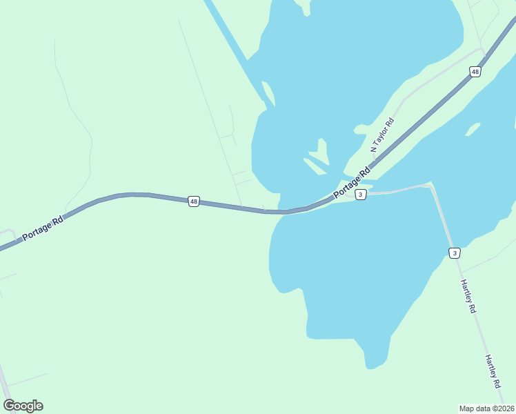 map of restaurants, bars, coffee shops, grocery stores, and more near 1179 Kawartha Lakes County Road 48 in Kirkfield