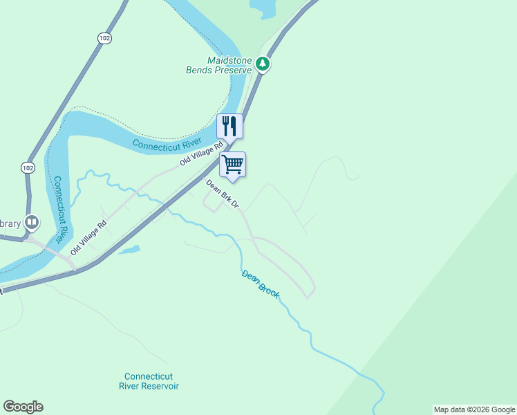 map of restaurants, bars, coffee shops, grocery stores, and more near 18 York Street in Northumberland