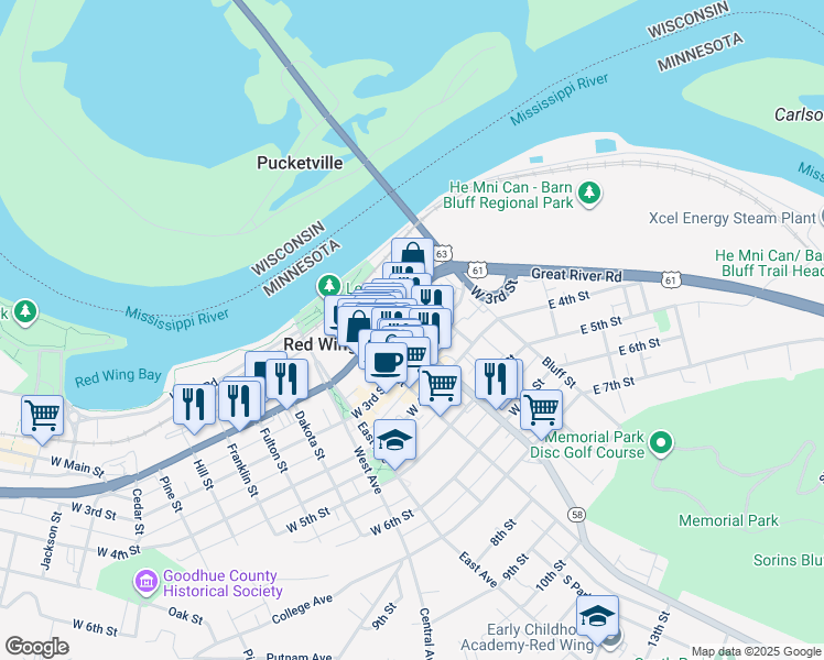 217 Plum St, Red Wing MN Walk Score