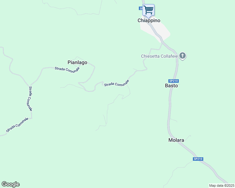 map of restaurants, bars, coffee shops, grocery stores, and more near 9 Località di Pain Logo in Provincia di Alessandria