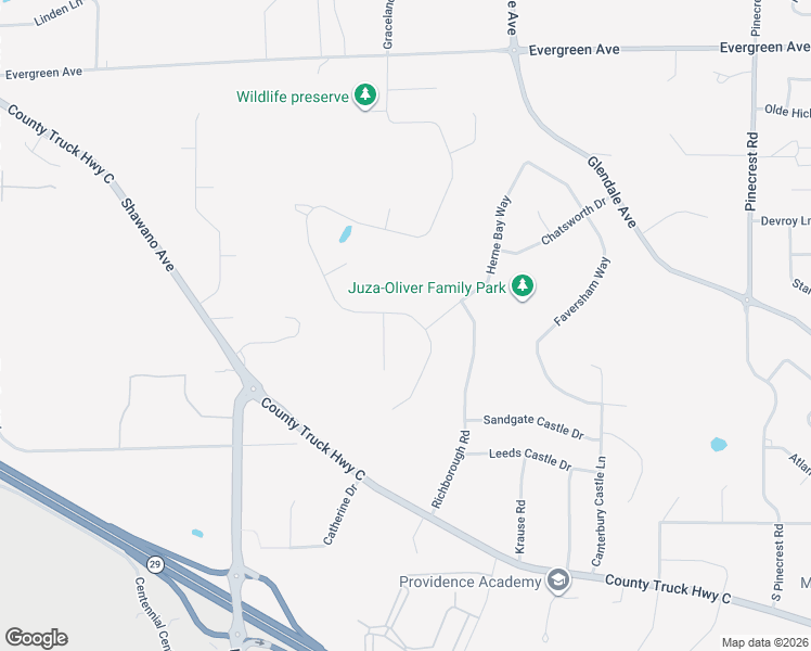 map of restaurants, bars, coffee shops, grocery stores, and more near 999 Channel Tunnel Court in Green Bay