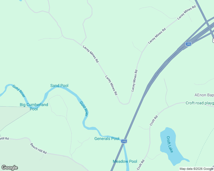 map of restaurants, bars, coffee shops, grocery stores, and more near 366 Lacey Mines Road in Chester Basin