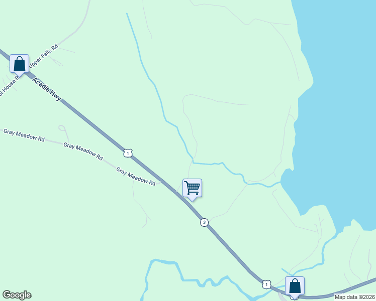 map of restaurants, bars, coffee shops, grocery stores, and more near 46 Dennis Road in Orland