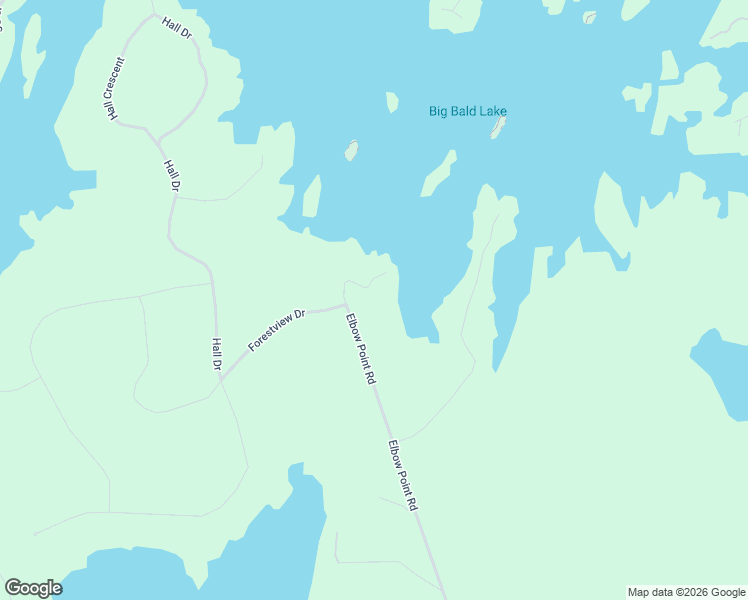 map of restaurants, bars, coffee shops, grocery stores, and more near 1221 Elbow Point Road in Buckhorn