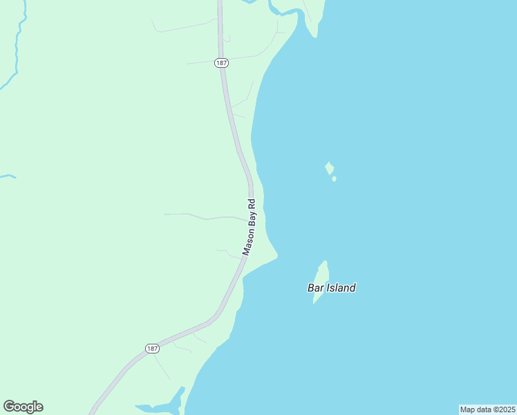 map of restaurants, bars, coffee shops, grocery stores, and more near 560 Mason Bay Road in Jonesport