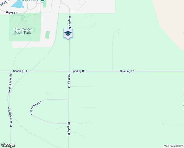 map of restaurants, bars, coffee shops, grocery stores, and more near 2000-2998 Sparling Road in Kingsley