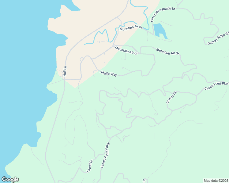 map of restaurants, bars, coffee shops, grocery stores, and more near Mountain Air Drive in Cascade