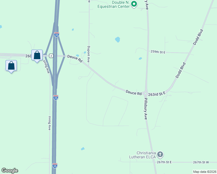 map of restaurants, bars, coffee shops, grocery stores, and more near 11435 Deuce Road in Scott County