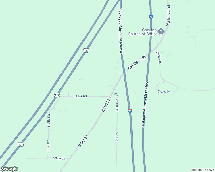 map of restaurants, bars, coffee shops, grocery stores, and more near Gilbert Trail in Crawford County