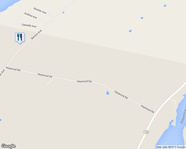 map of restaurants, bars, coffee shops, grocery stores, and more near 164 Heywood Road in Winslow