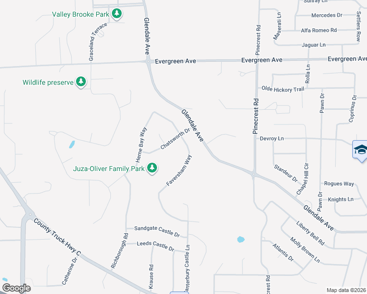 map of restaurants, bars, coffee shops, grocery stores, and more near 1106 Faversham Way in Green Bay