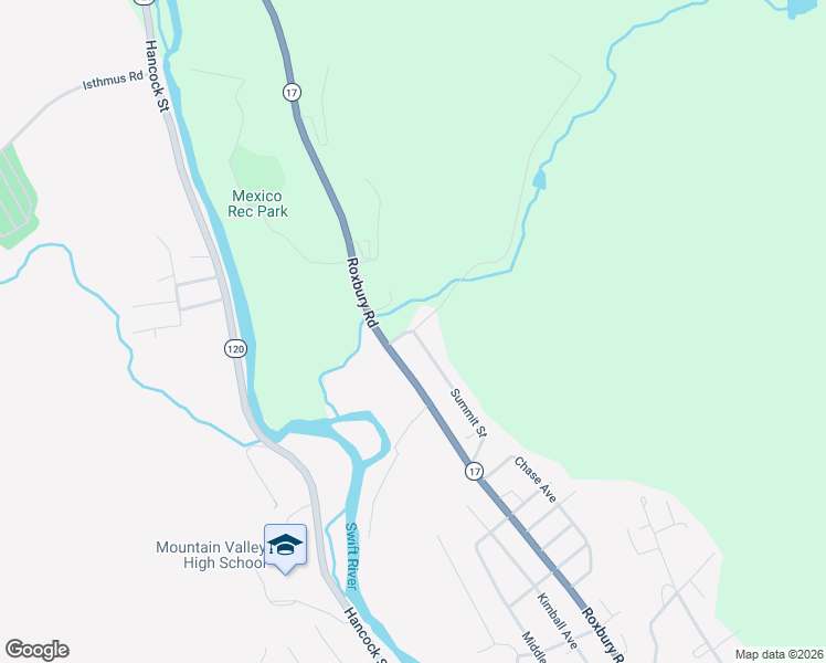 map of restaurants, bars, coffee shops, grocery stores, and more near 20 Thompson Hill Road in Mexico