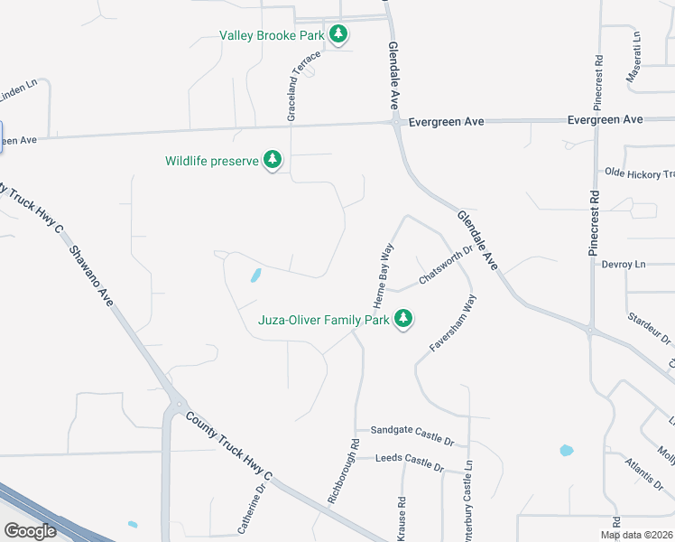 map of restaurants, bars, coffee shops, grocery stores, and more near 1120 Folkstone Drive in Green Bay