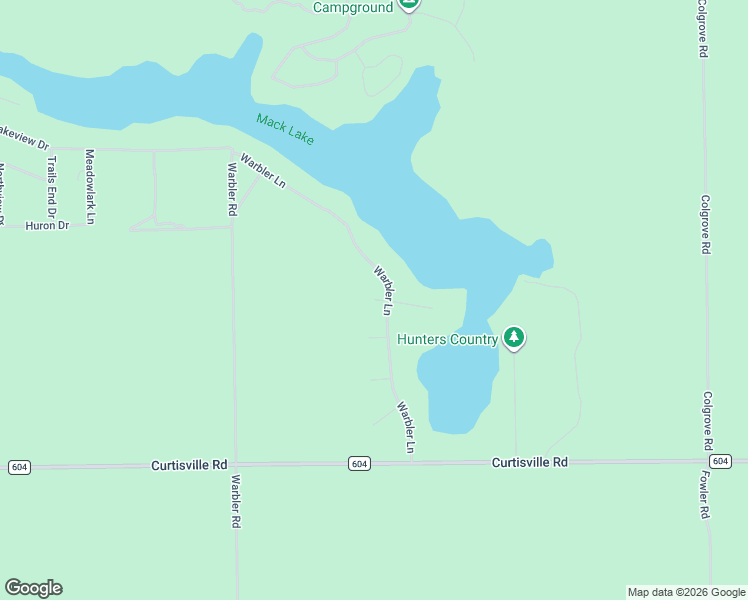 map of restaurants, bars, coffee shops, grocery stores, and more near 1642 Blue Jay Court in Mio