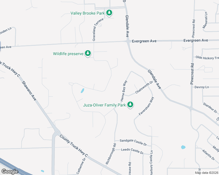 map of restaurants, bars, coffee shops, grocery stores, and more near 1120 Folkstone Drive in Green Bay