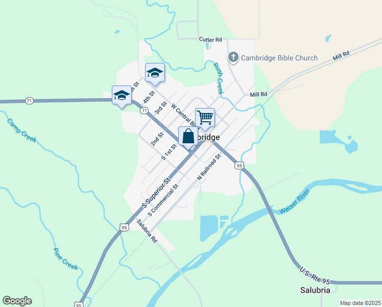 map of restaurants, bars, coffee shops, grocery stores, and more near 15 Superior Street in Cambridge