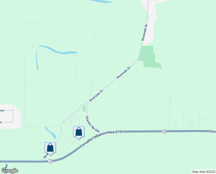 map of restaurants, bars, coffee shops, grocery stores, and more near 34220 Riverside Drive in Albany