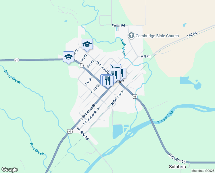 map of restaurants, bars, coffee shops, grocery stores, and more near 15 Superior Street in Cambridge
