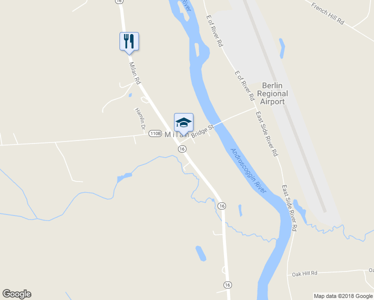 map of restaurants, bars, coffee shops, grocery stores, and more near 706 Milan Road in Milan