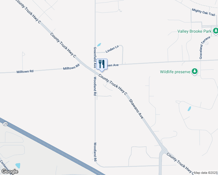map of restaurants, bars, coffee shops, grocery stores, and more near 1210-1218 Greenfield Avenue in Green Bay