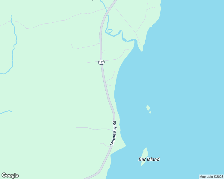 map of restaurants, bars, coffee shops, grocery stores, and more near 613 Mason Bay Road in Jonesport