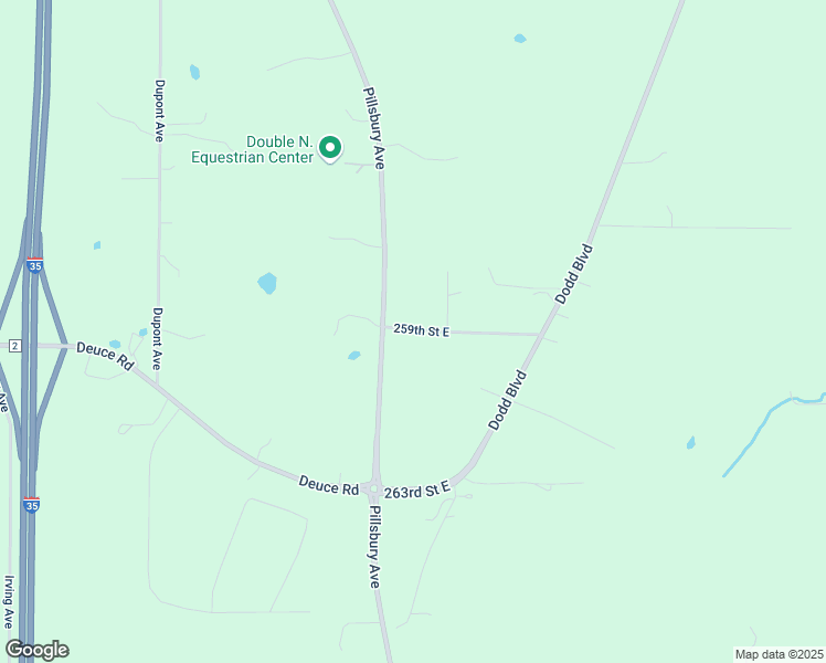 map of restaurants, bars, coffee shops, grocery stores, and more near 25915 Pillsbury Avenue in Elko New Market