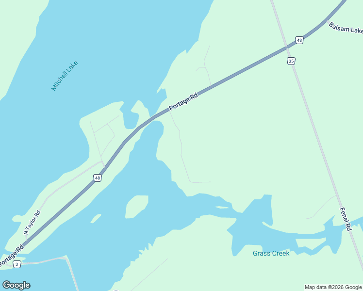 map of restaurants, bars, coffee shops, grocery stores, and more near Hargrave Road in Kirkfield