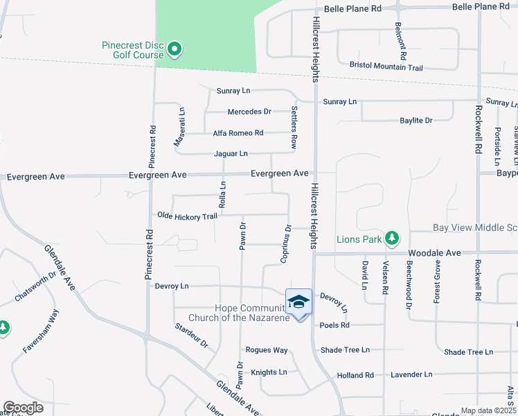 map of restaurants, bars, coffee shops, grocery stores, and more near 3080 Clarence Court in Green Bay