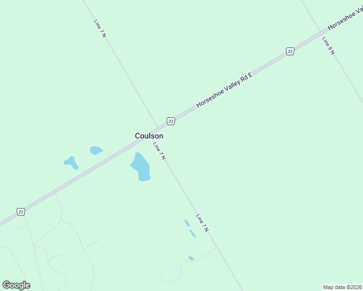 map of restaurants, bars, coffee shops, grocery stores, and more near 27 Horseshoe Valley Road East in Oro Station
