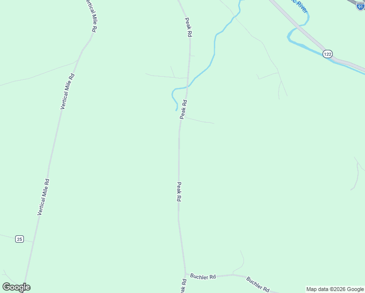 map of restaurants, bars, coffee shops, grocery stores, and more near 980 Peak Road in Wheelock