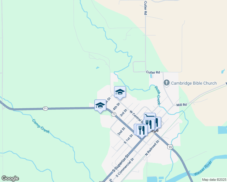 map of restaurants, bars, coffee shops, grocery stores, and more near 155 5th Street in Cambridge