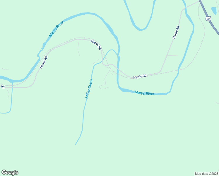 map of restaurants, bars, coffee shops, grocery stores, and more near 23392 Harris Road in Philomath