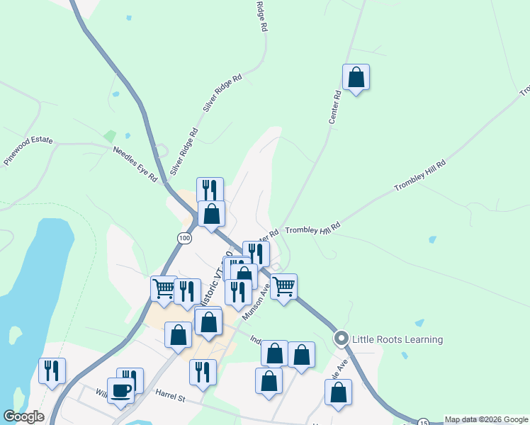 map of restaurants, bars, coffee shops, grocery stores, and more near 102 Langdell Road in Morristown