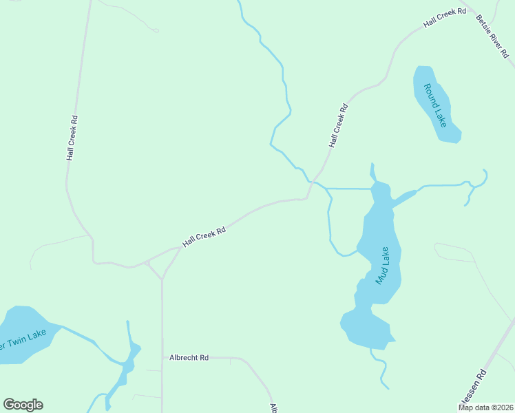 map of restaurants, bars, coffee shops, grocery stores, and more near 7649 Hall Creek Road in Interlochen