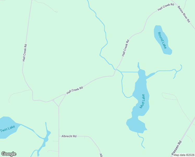 map of restaurants, bars, coffee shops, grocery stores, and more near 7649 Hall Creek Road in Interlochen