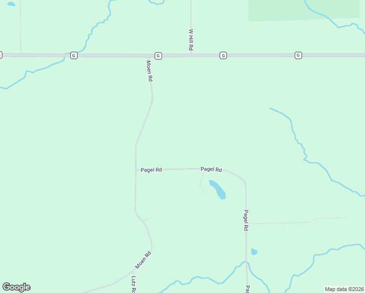 map of restaurants, bars, coffee shops, grocery stores, and more near N9170 Pagel Road in Iola