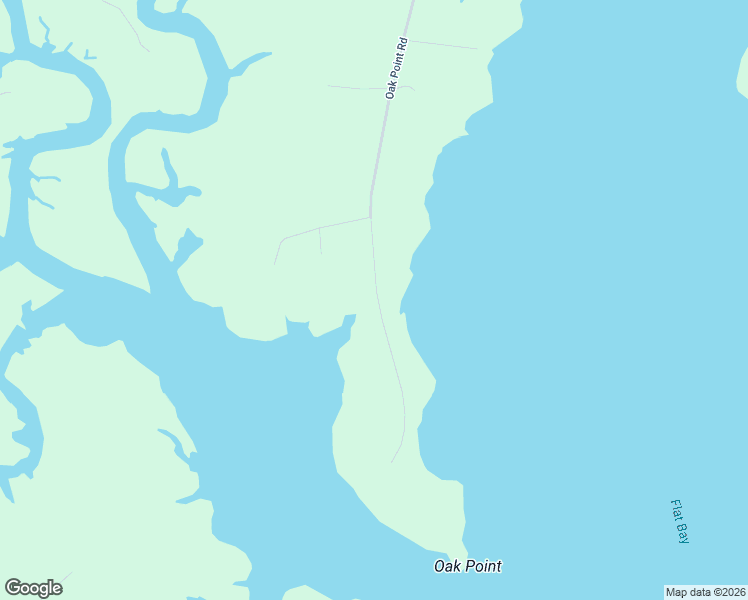 map of restaurants, bars, coffee shops, grocery stores, and more near Oak Point Road in Harrington