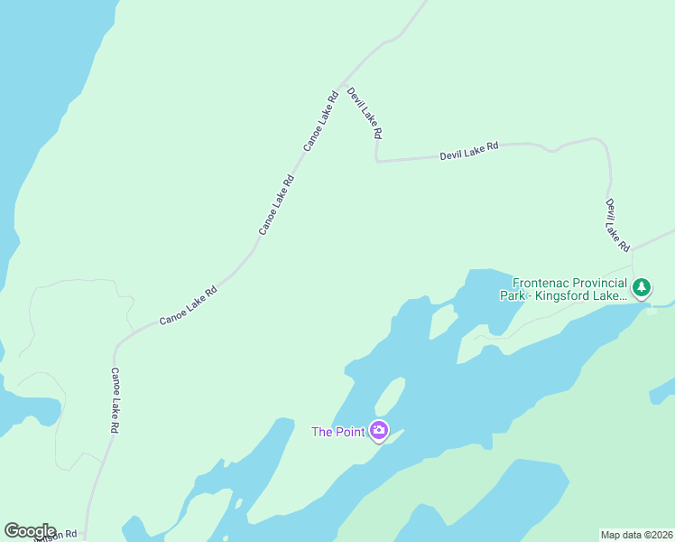 map of restaurants, bars, coffee shops, grocery stores, and more near in South Frontenac