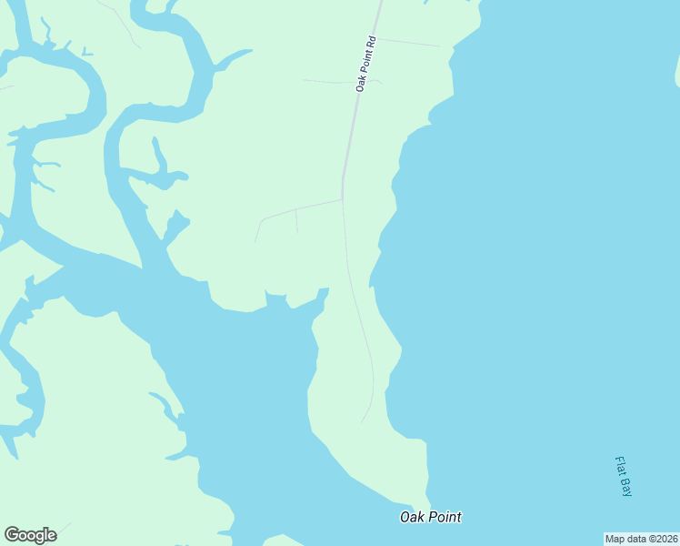 map of restaurants, bars, coffee shops, grocery stores, and more near Oak Point Road in Harrington