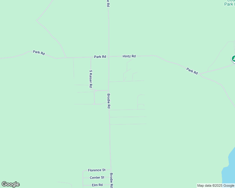 map of restaurants, bars, coffee shops, grocery stores, and more near 2633 Brodie Road in South Branch