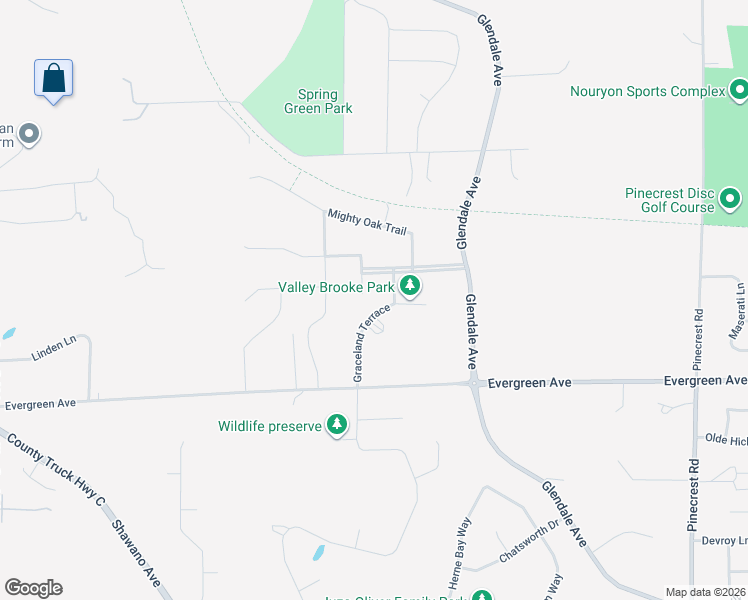 map of restaurants, bars, coffee shops, grocery stores, and more near 1408 Wilbert Hill Court in Howard