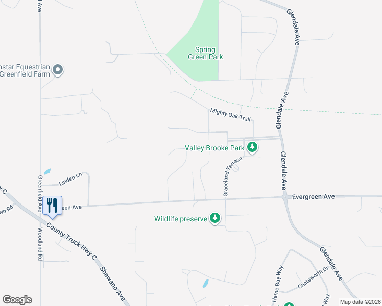 map of restaurants, bars, coffee shops, grocery stores, and more near 3707 Rustic Heights in Howard