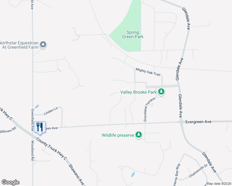 map of restaurants, bars, coffee shops, grocery stores, and more near 3707 Rustic Heights in Howard